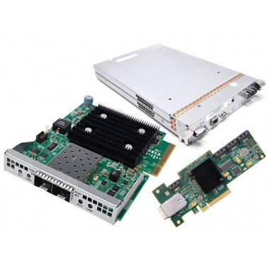 HBA-адаптер Broadcom/LSI SAS 9400-8i SGL PCIe 3.1 x8 LP, Tri-Mode SAS/SATA/NVMe 12G HBA, 8port(2*int SFF8643), 3408 IOC (05-50008-01)